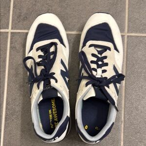 New Balance Navy and White Men's Shoes
